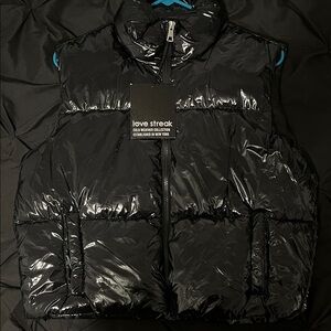 Love Streak Women's Black Puffer Jacket